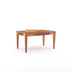 Sheesham Wood CNC Cuting Dining Table with 4 Chairs with 1 Bench|6 Seater Dining Set- Dining Room Furniture