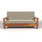 Solid Sheesham Wood Sofa Set , Living Room Furniture (3+1+1 with Center Table) 5 Seater