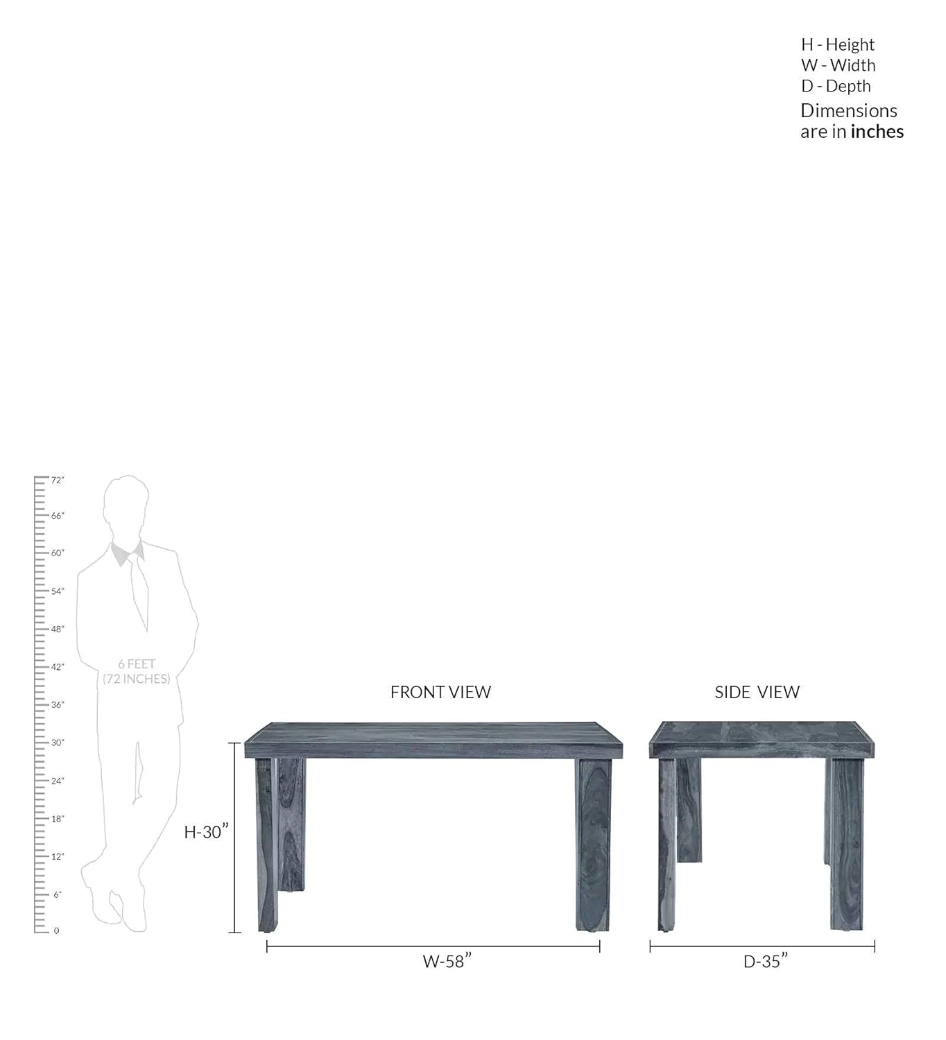 Kendal Sheesham Wood Table 6 Seater Wooden Dining Room Furniture