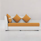 6-Seater L Shape Corner Sofa for Living Room | 6-Seater L Shape Sofa (Right Facing) with 6 Small Pillow | Sofa for Home & Office Furniture