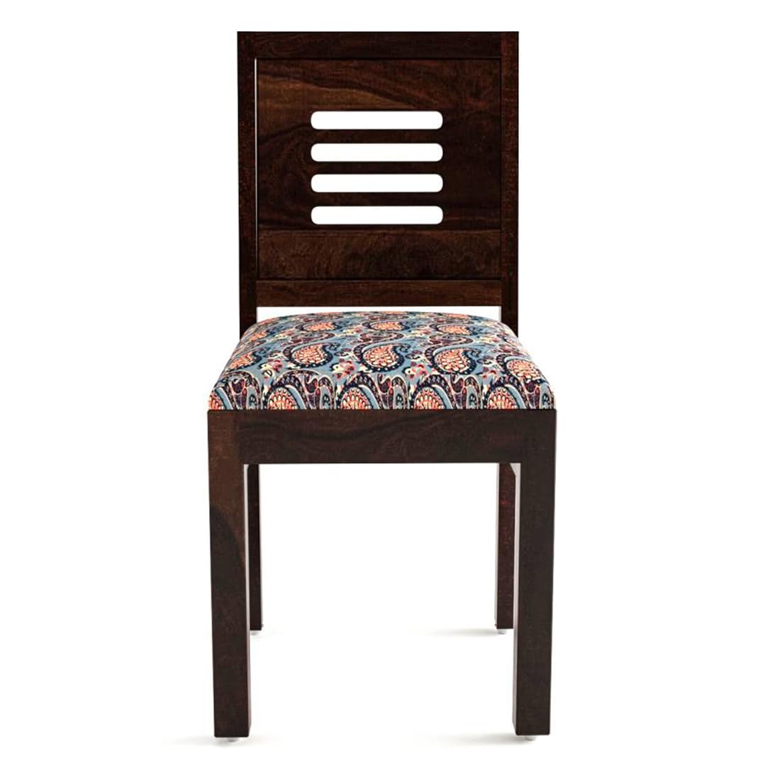 Premium Sheesham Wood Dining Table (34x34) with 4 Chairs | 4 Seater Dining Set | Wooden Dining Table with Chair | Dining Room Furniture