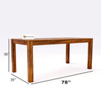 Sheesham Wood Dining Table with 8 Chairs, | 8 Seater Dining Set | Dining Room Furniture