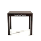 Sheesham Wood CNC Cuting Dining Table with 3 Chairs with 1 Bench | 4 Seater Dining Set- Dining Room Furniture Finish