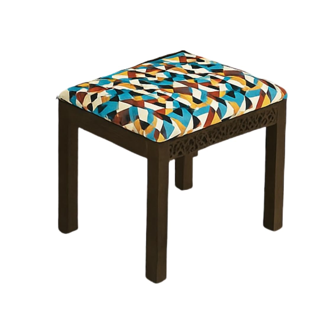 Sheesham Wood CNC Cuting Dining Table with 3 Chairs with 1 Bench | 4 Seater Dining Set- Dining Room Furniture Finish