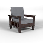 Solid Sheesham Wood Sofa Set , Living Room Furniture (3+1+1 with Center Table) 5 Seater