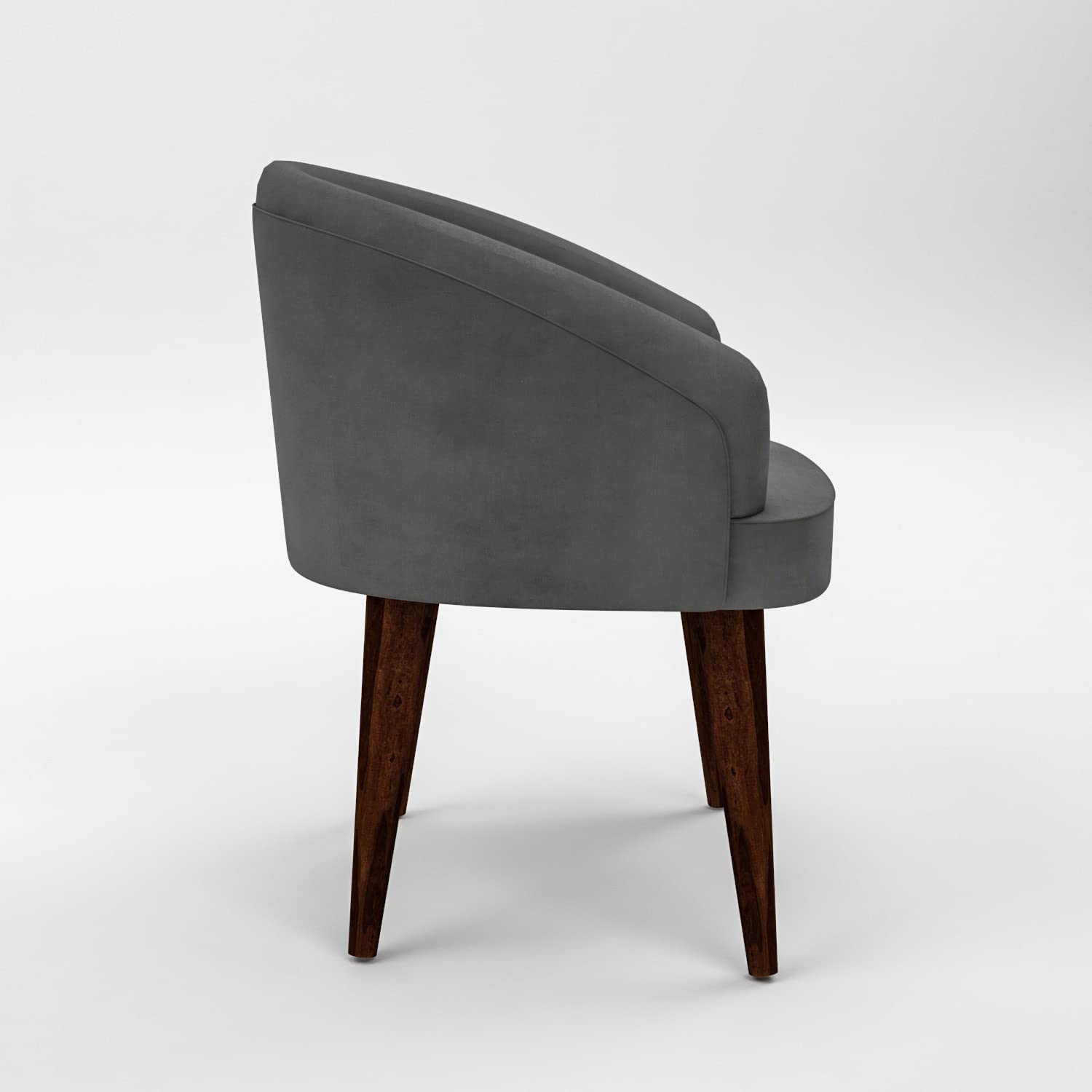 Modern Home Furniture|Solid Wood Cushion Dining Chair Set of 2 with Velvet Fabric | Study Chair for Home & Office