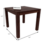 Premium Sheesham Wood Dining Table (34x34) with 4 Chairs | 4 Seater Dining Set | Wooden Dining Table with Chair | Dining Room Furniture