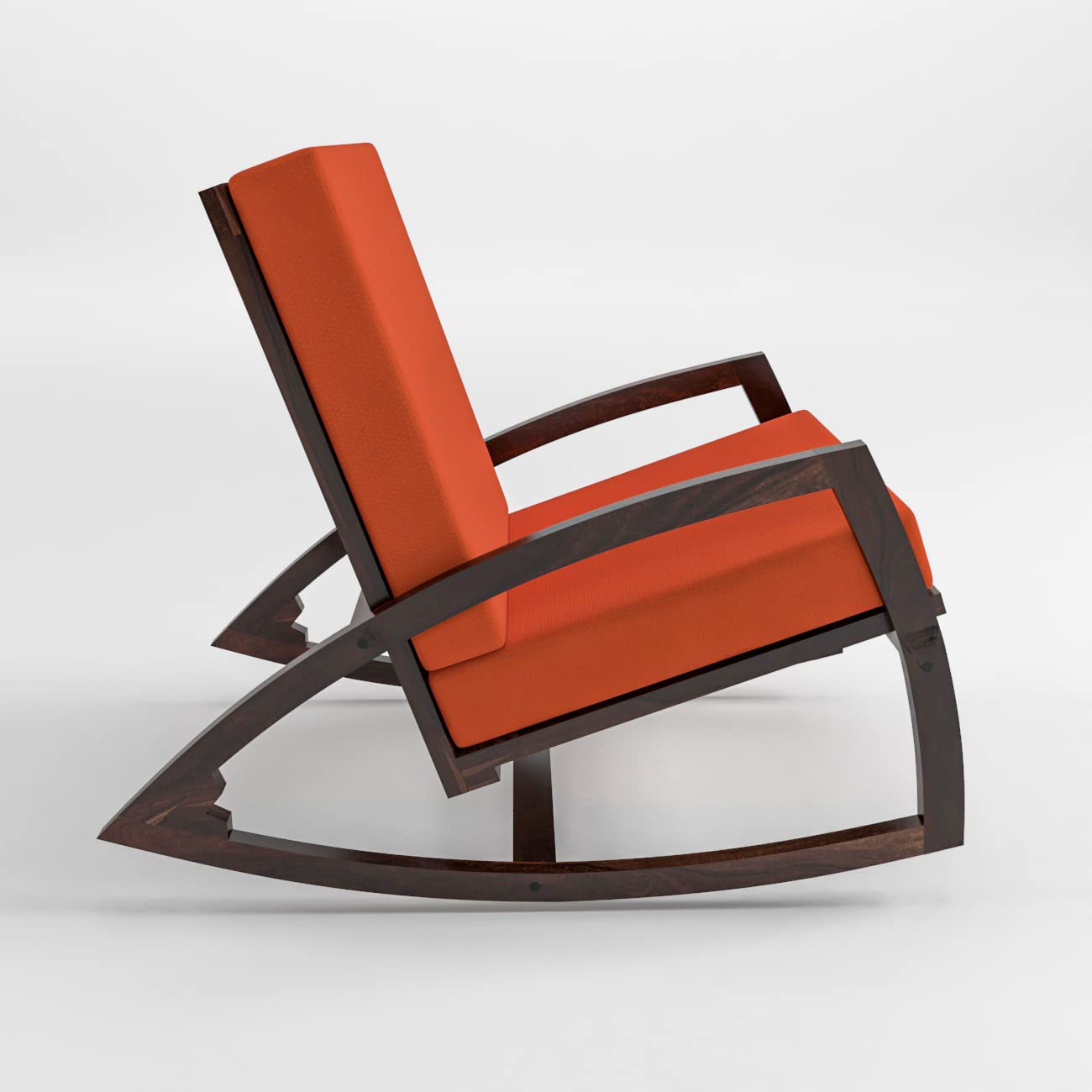 Sheesham Wood Rocking Chair for Adults, Wooden Rocking Chair | Rocking Chair for Adults for Home | Rocking Chair Cushion