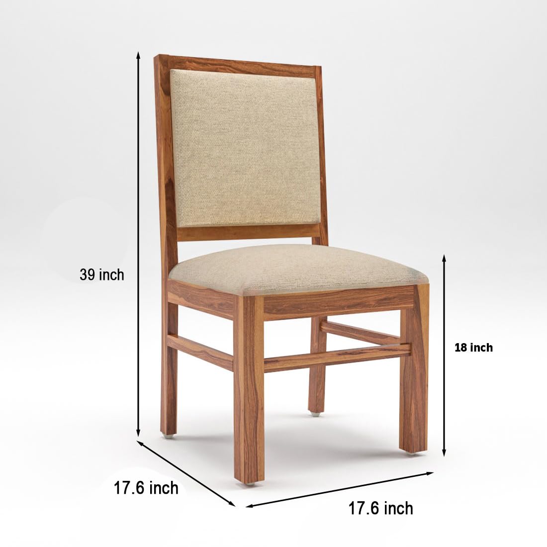 Solid Sheesham Wood Dining Chair | Study Chair | Multipurpose Chair Dining Chairs | Dining Table Set of 4 | Chair for Living Room