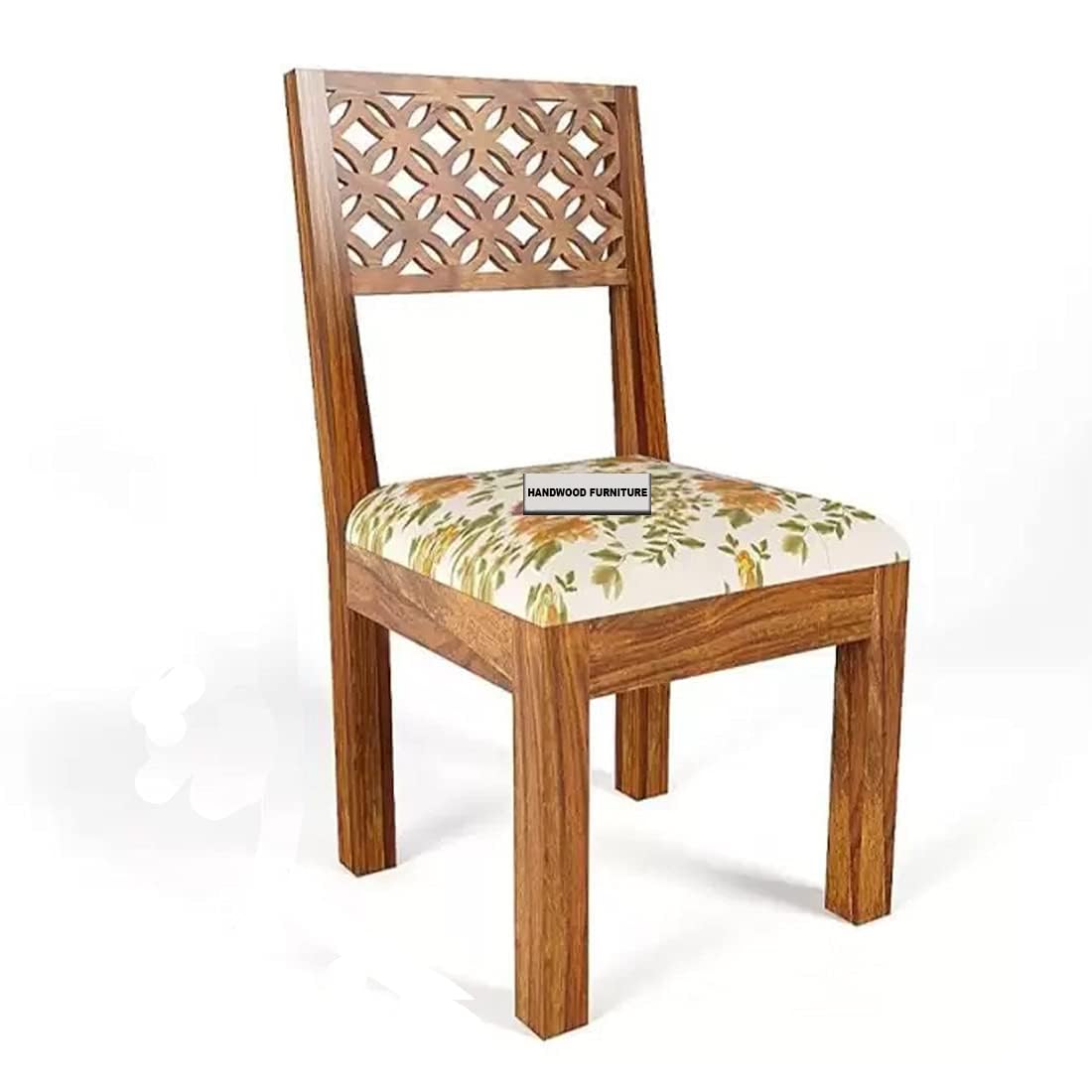 Sheesham Wood Dining Table(34x34) with 3 Chairs & 1 Bench | 4 Seater Dining Set | Wooden Dining Table with Chair - Dining Room Furniture