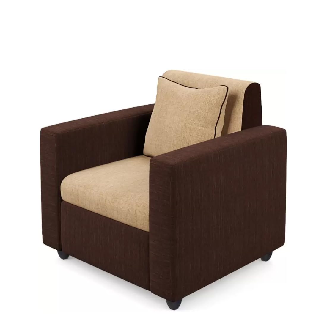1 Seater Fabric Sofa Set for Living Room Furniture | Fabric 1 Seater Sofa Set | Sofa for Home & Office