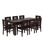 Sheesham Wood Dining Table with 8 Chairs | 8 Seater Dining Set | Wooden Dining Table with Chair - Dining Room Furniture