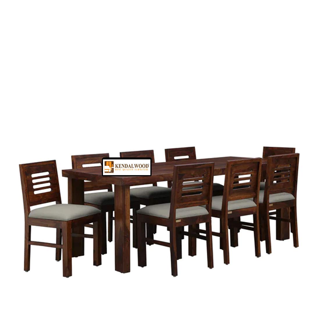 Sheesham Wood Dining Table (78x35) with 8 Chairs | 8 Seater Dining Set | Wooden Dining Table with Chair | Dining Room Furniture