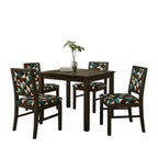 Sheesham Wood Dining Table(34x34) | 4 Seater Dining Set | Wooden Dining Table with 4 Chairs - Dining Room Furniture