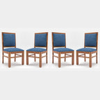 Modern Home Furniture Solid Sheesham Wood Dining Study Multipurpose Chair Set of 4 | Chair for Home & Office