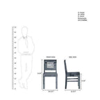 Sheesham Wood Dining Table with 4 Chairs | 4 Seater Dining Set | Wooden Dining Table with Chair - Dining Room Furniture