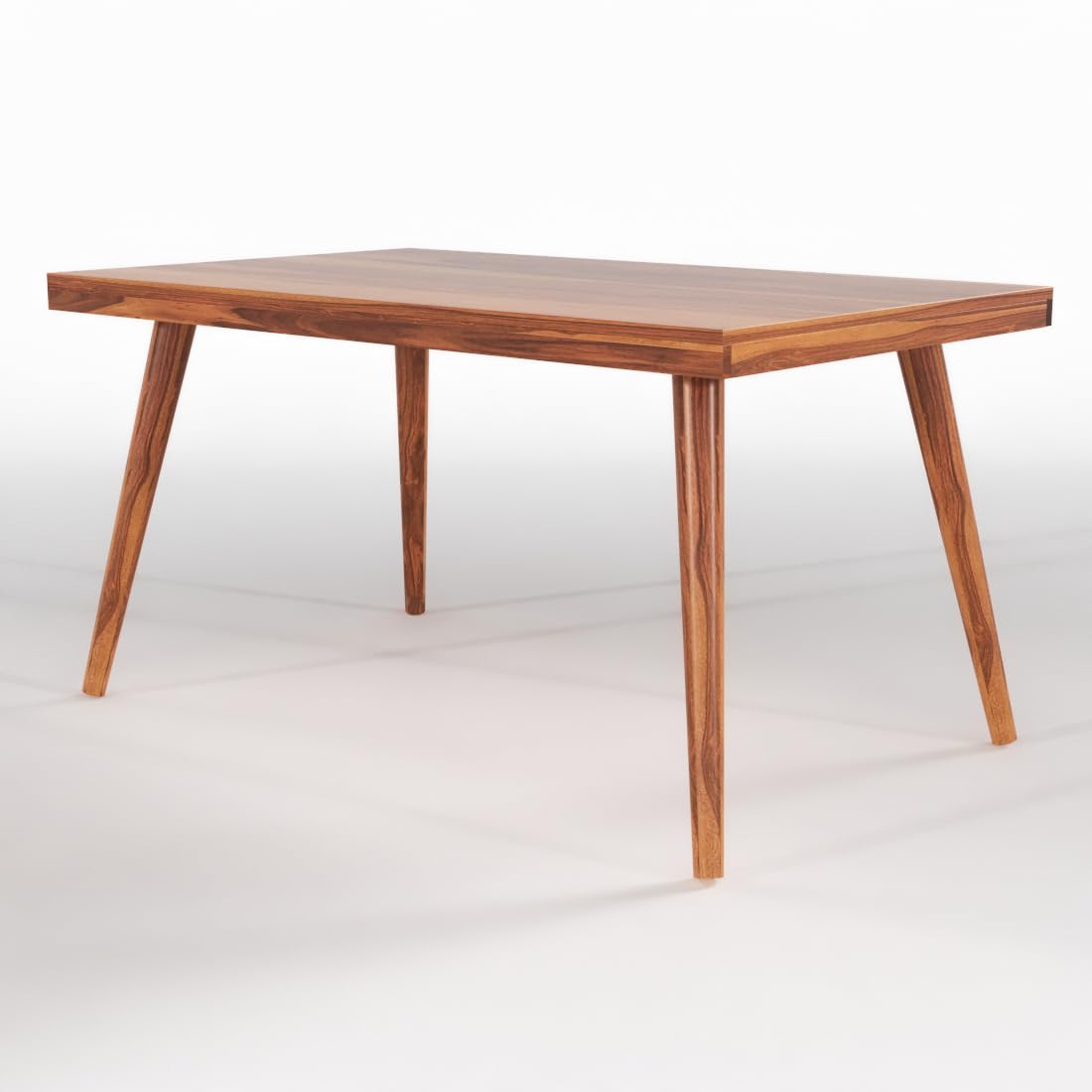 Premium Sheesham Wood Dining Table (57x35) with 4 Chairs | 4 Seater Dining Set | Wooden Dining Table with Chair - Dining Room Furniture