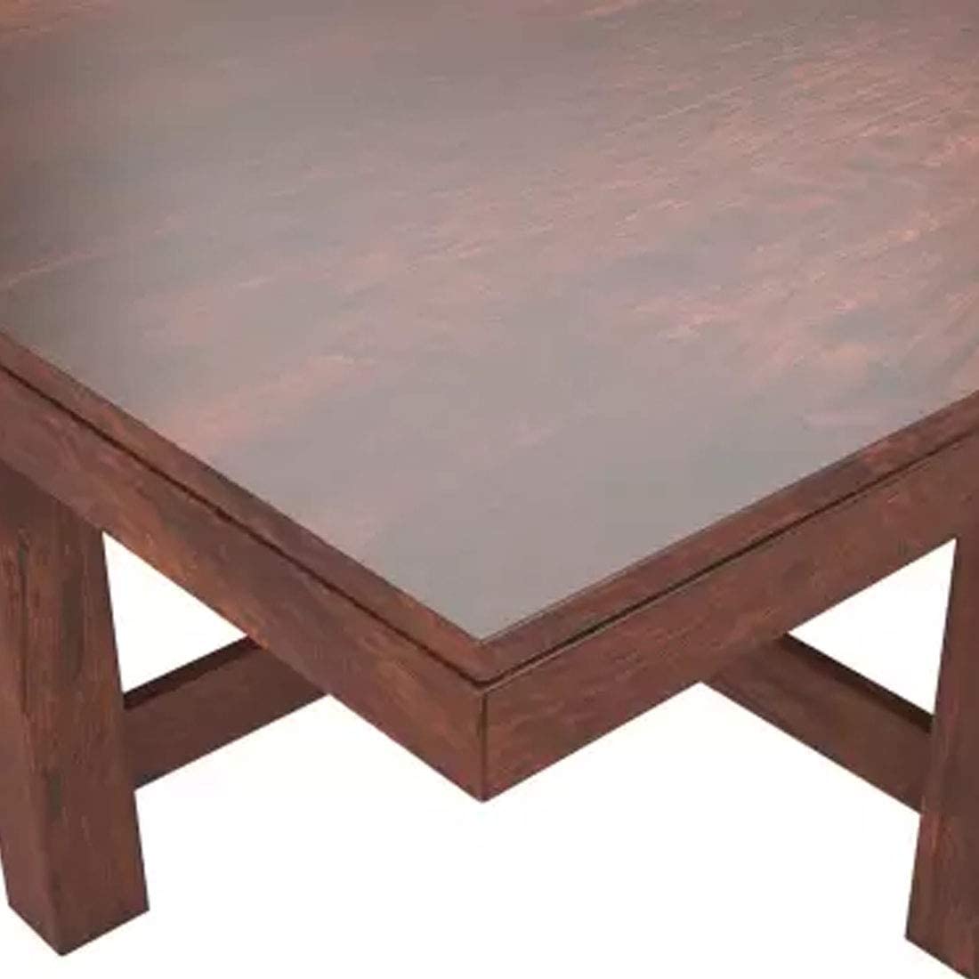 Square Sheesham Wood Coffee Table for Living Room | Wooden Center Table