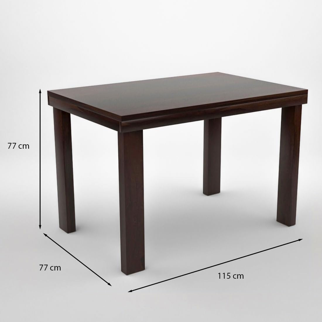 Premium Sheesham Wood Dining Table(45x30) with 4 Chairs | 4 Seater Dining Set | Wooden Dining Table with Chair