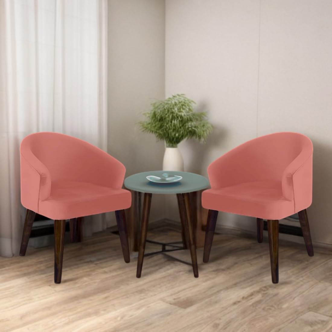 Modern Home Furniture | Solid Wood Dining Chair Set of 2 | Multipurpose Chair for Home & Office