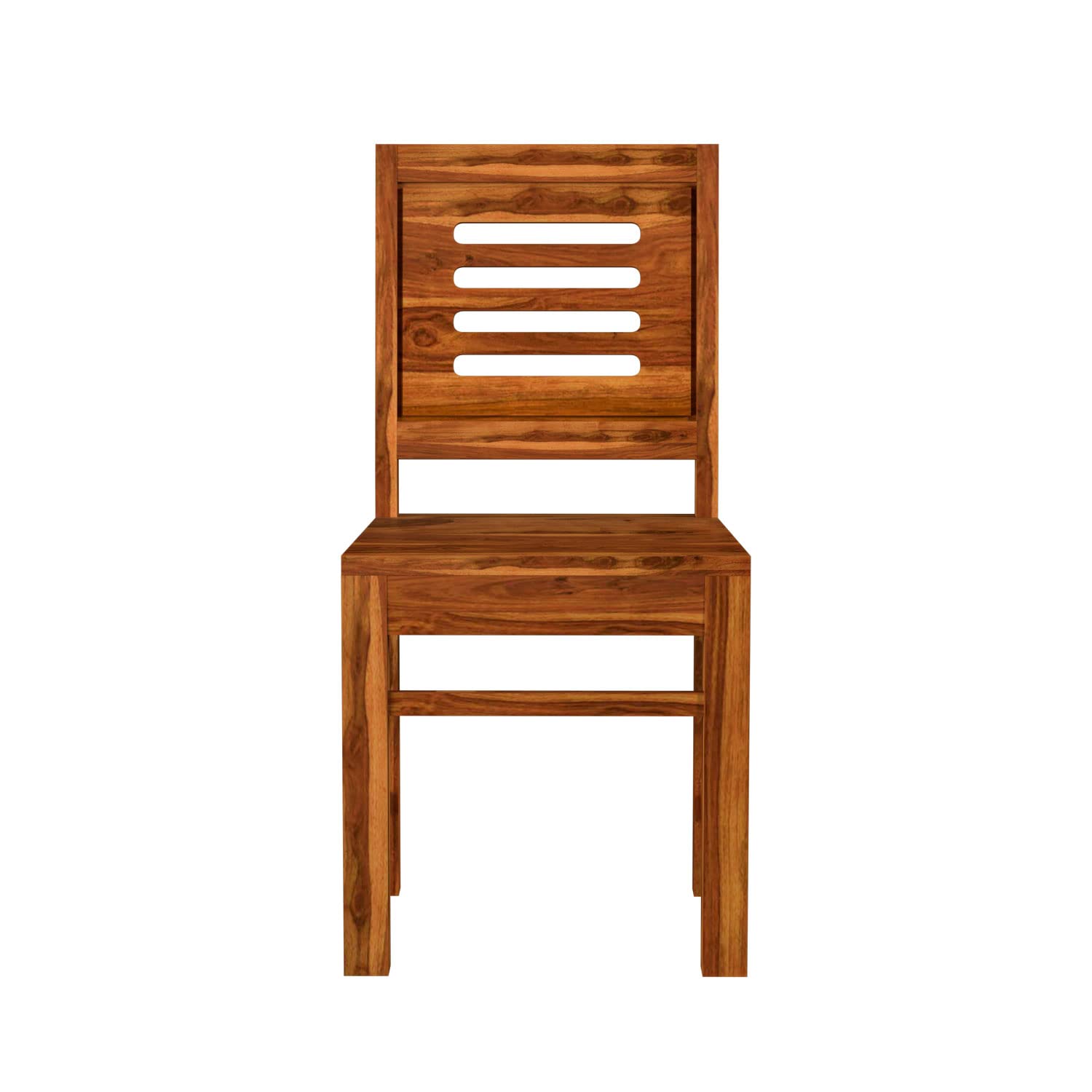 Sheesham Wood Dining Table(34x34) with 3 Chairs & 1 Bench | 4 Seater Dining Set | Wooden Dining Table with Chair - Dining Room Furniture