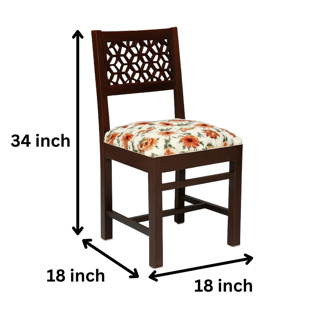 Furniture Solid Sheesham Wood Dining Study Multipurpose Chair