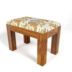 Sheesham Wood Dining Table(34x34) with 3 Chairs & 1 Bench | 4 Seater Dining Set | Wooden Dining Table with Chair - Dining Room Furniture