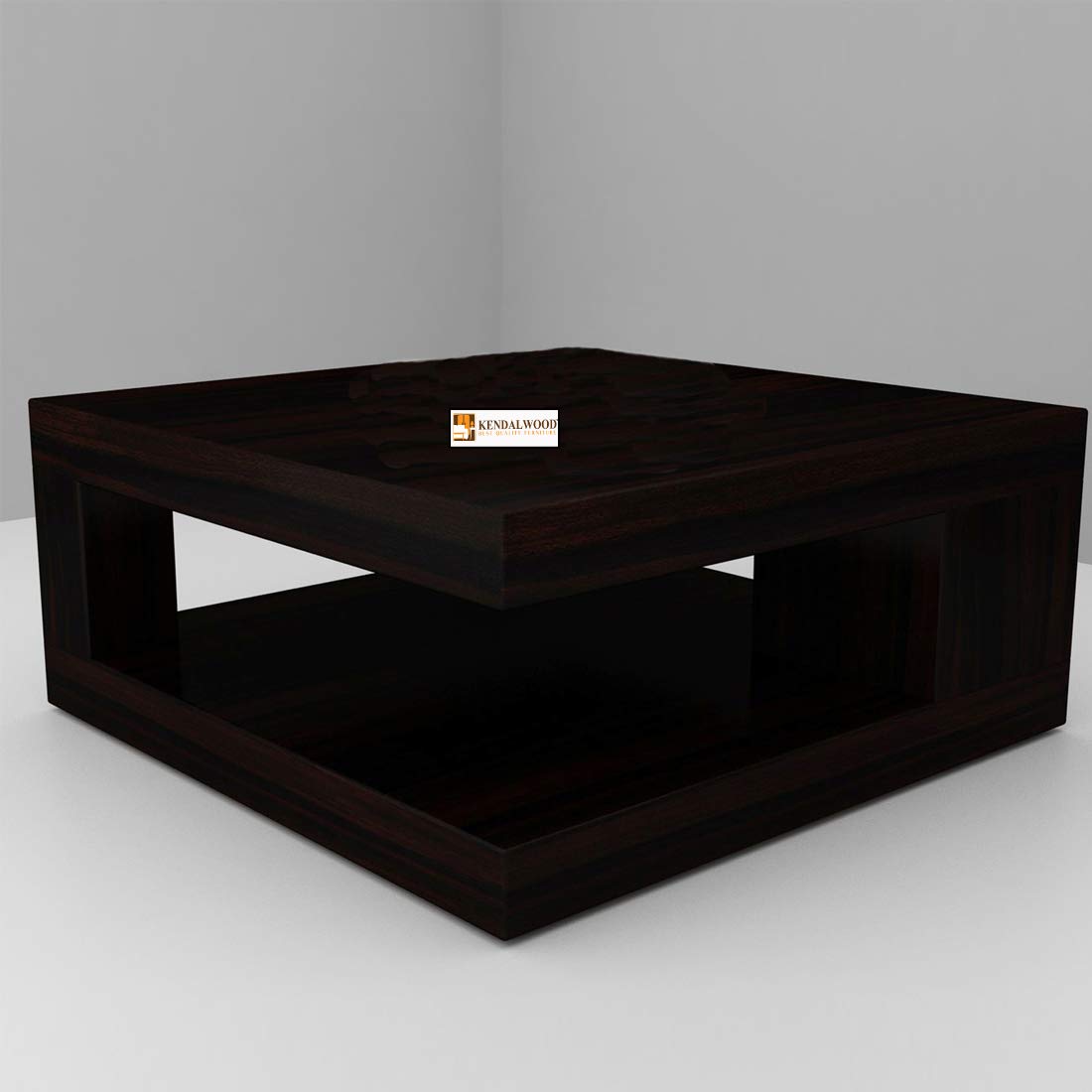 Square Sheesham Wood Coffee Table for Living Room