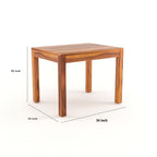 Sheesham Wood Dining Table with 3 Chairs 1 Bench | 4 Seater Dining Set | Wooden Dining Table
