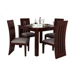 Kendal Wood Sheesham Table with Chairs and Cushion Dining Room Furniture