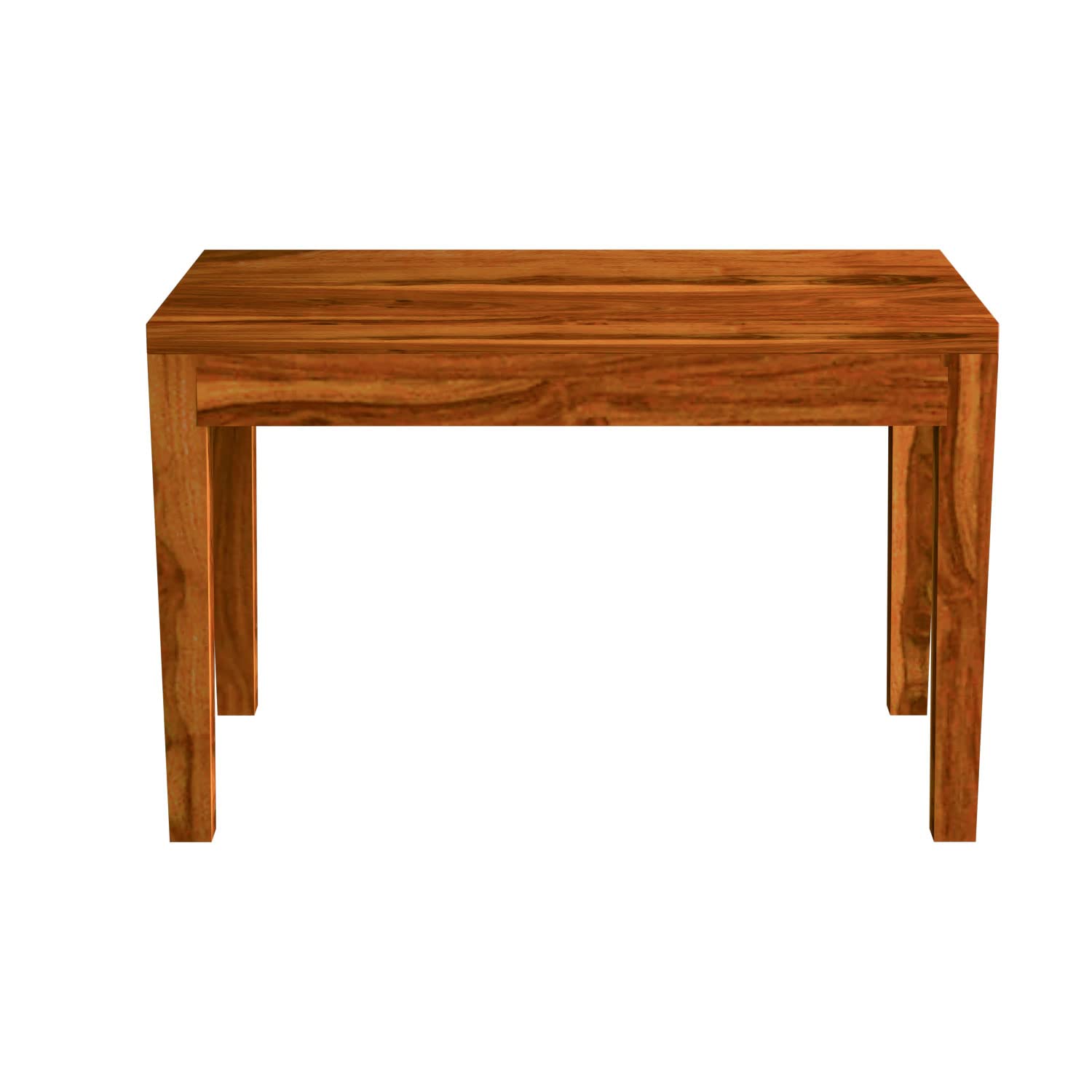 Sheesham Wood Dining Table(34x34) with 3 Chairs & 1 Bench | 4 Seater Dining Set | Wooden Dining Table with Chair - Dining Room Furniture