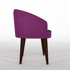 Modern Home Furniture|Solid Wood Cushion Dining Chair Set of 2 with Velvet Fabric | Study Chair for Home & Office