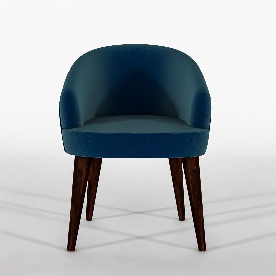 Modern Home Furniture|Solid Wood Cushion Dining Chair Set of 2 with Velvet Fabric | Study Chair for Home & Office
