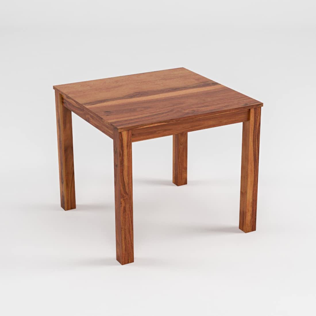 Sheesham Wood Dining Table (34x34 Inch) | Multi-Purpose uses Home and Office Desk | Dining Room Furniture | Wooden 4 Seater Dining Table
