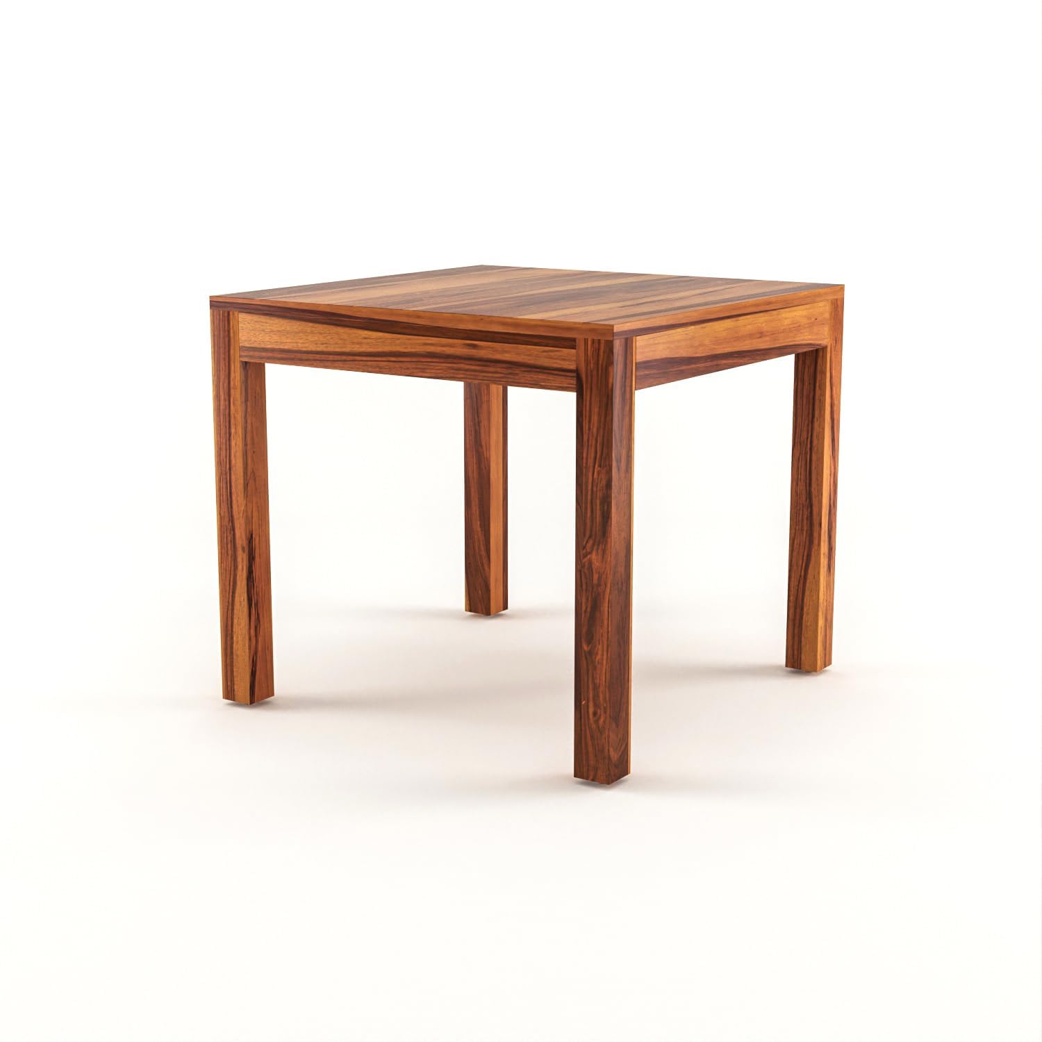 Sheesham Wood Dining Table (34x34 Inch) with 4 Chairs | Wooden Dining Table with Chair | Dining Room Furniture