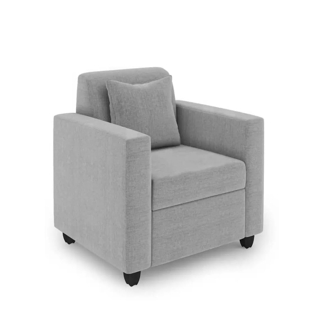 1 Seater Fabric Sofa Set for Living Room Furniture | Fabric 1 Seater Sofa Set | Sofa for Home & Office