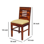 Premium Sheesham Wood Dining Table(45x30) with 4 Chairs | 4 Seater Dining Set | Wooden Dining Table with Chair