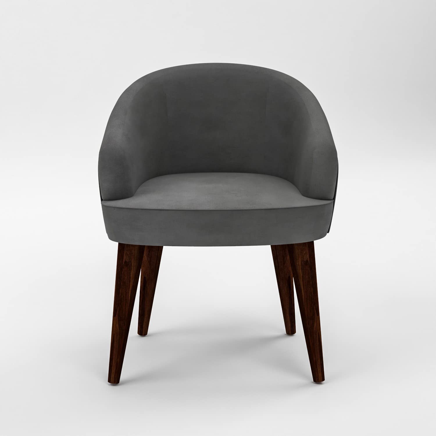 Modern Home Furniture|Solid Wood Cushion Dining Chair Set of 2 with Velvet Fabric | Study Chair for Home & Office