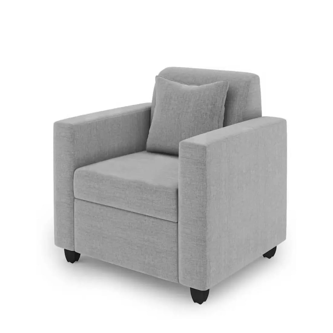 1 Seater Fabric Sofa Set for Living Room Furniture | Fabric 1 Seater Sofa Set | Sofa for Home & Office