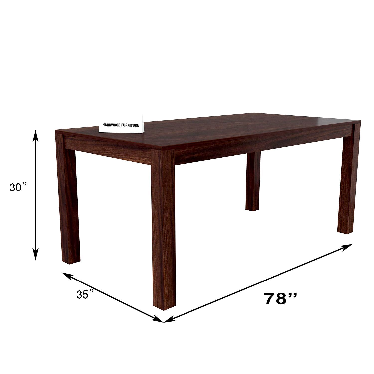 Sheesham Wood Dining Table (78x35) with 8 Chairs | 8 Seater Dining Set | Wooden Dining Table with Chair | Dining Room Furniture