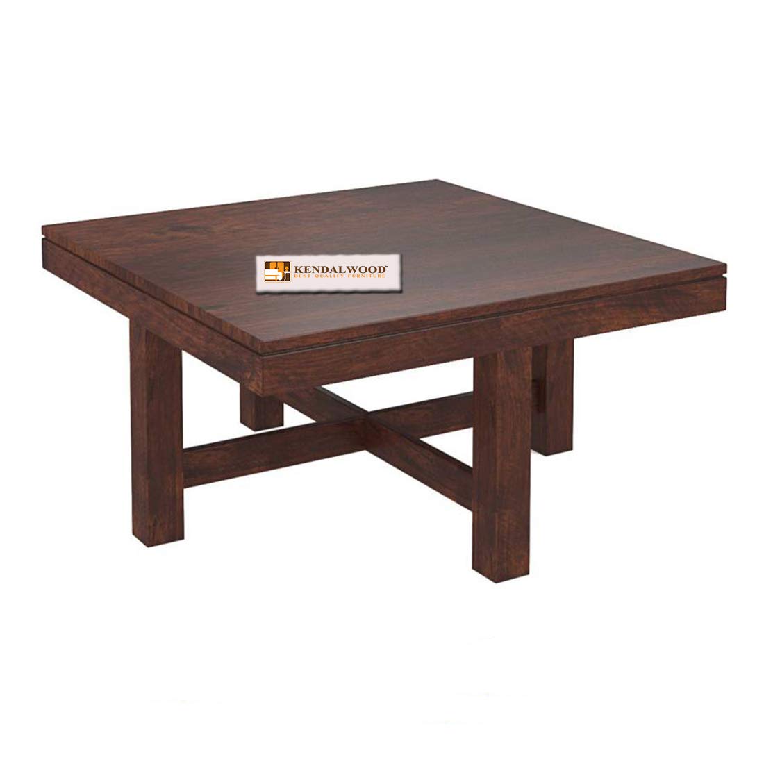 KendalWood Furniture Sheesham Wood Coffee Table for Living Room