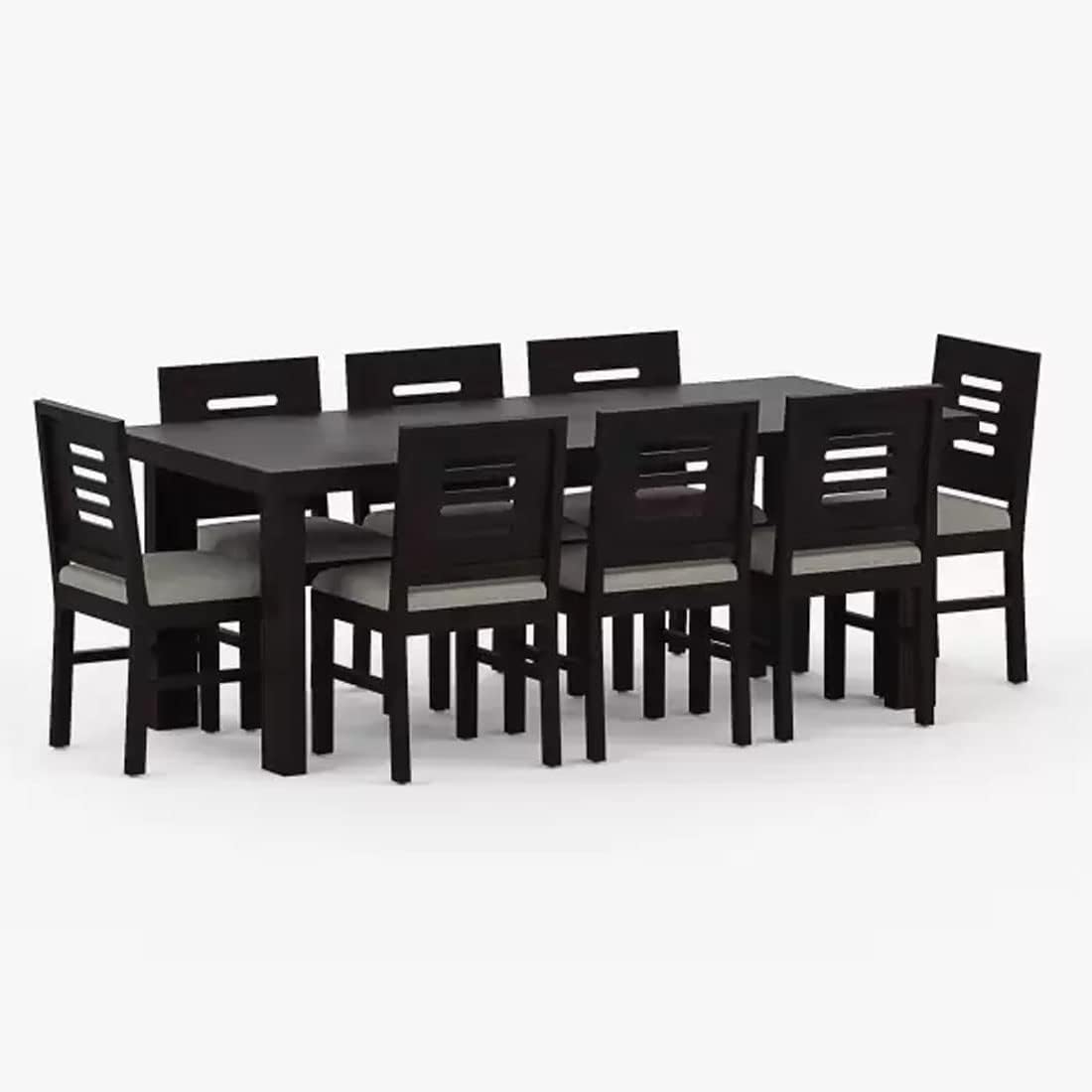 Sheesham Wood Dining Table(78x35) with 8 Chairs | 8 Seater Dining Set | Wooden Dining Table with Chair - Dining Room Furniture