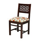Modern Home Furniture | Solid Wood Dining Chair Set of 2 | Multipurpose Chair for Home & Office | Honey Finish |Pre Assembled (Ready to Use)