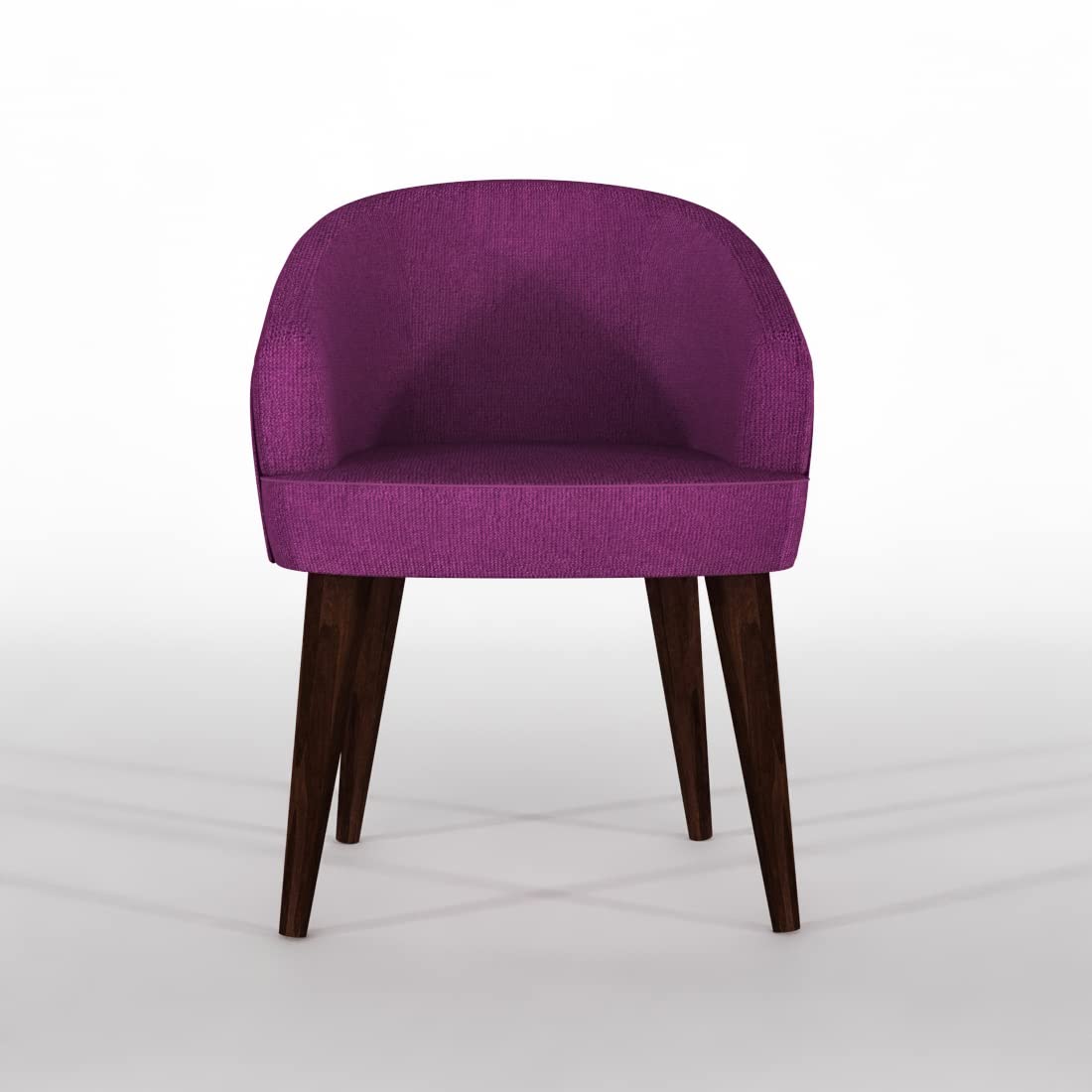 Modern Home Furniture|Solid Wood Cushion Dining Chair Set of 2 with Velvet Fabric | Study Chair for Home & Office