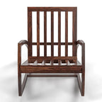 Sheesham Wood Walnut Finish Rocking Chair