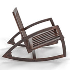 Sheesham Wood Walnut Finish Rocking Chair