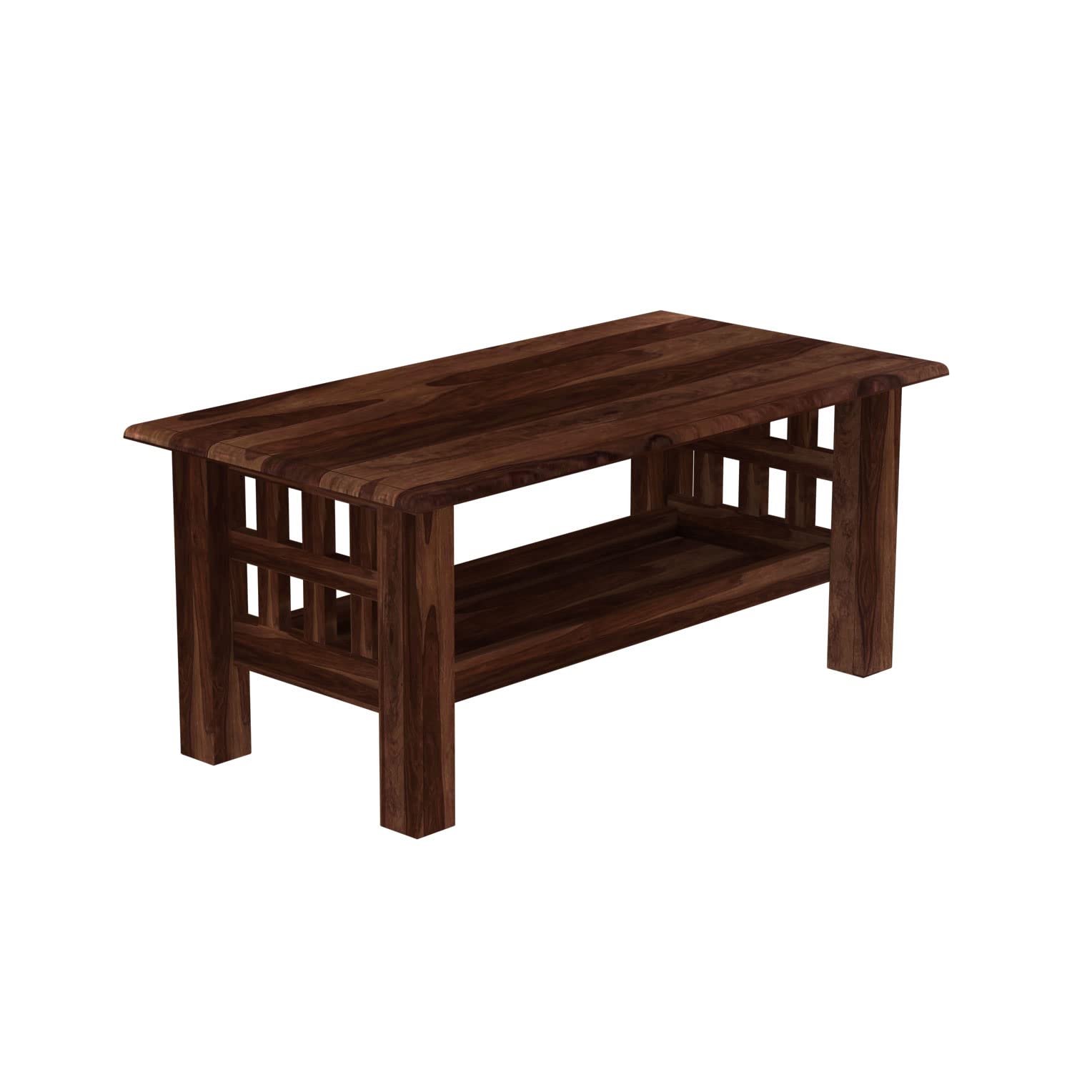 Premium Sheesham Wood Coffee Table for Living Room | Solid Wood Coffee Table, Center Table, Tea Table | Wooden Coffee Table | Best Furniture for Home
