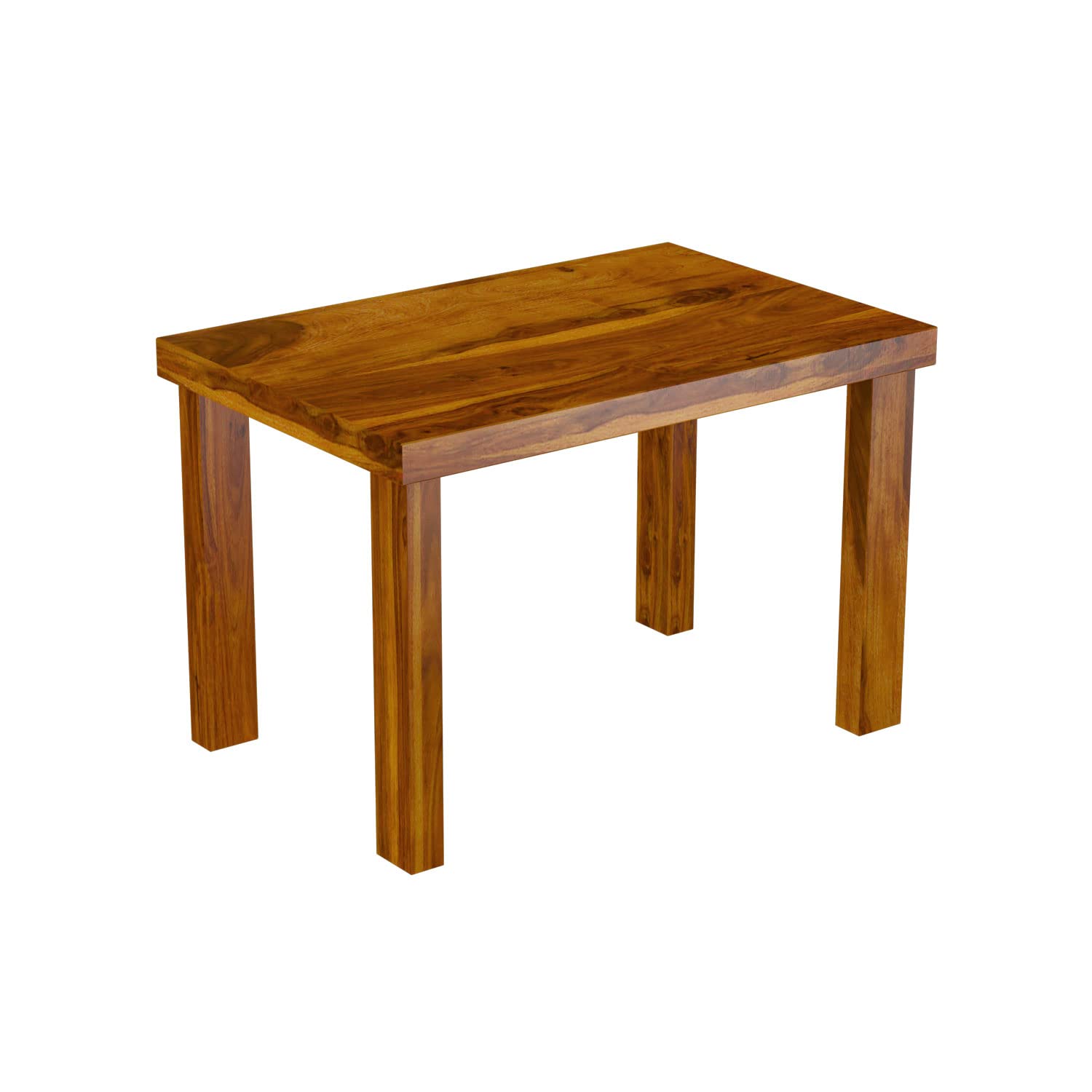Premium Sheesham Wood Dining Table(45x30) with 2 Chairs | 2 Seater Dining Set | Wooden Dining Table with Chair |Dining Room Furniture