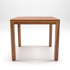 Furniture Premium Dining Room Furniture Wooden Dining Table with 4 Chairs Solid Wood 4 Seater Dining Set (Finish Color - Honey Finish with Blue Cushions, DIY(Do-It-Yourself))