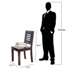 Furniture Solid Sheesham Wood Dining Chair | Study Chair | Set of 2